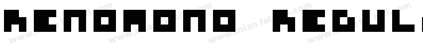 RenoMono Regular字体转换